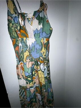 Colorful Maxi Dress- Large